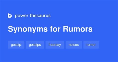 rumoured synonym|adjectives for rumors.